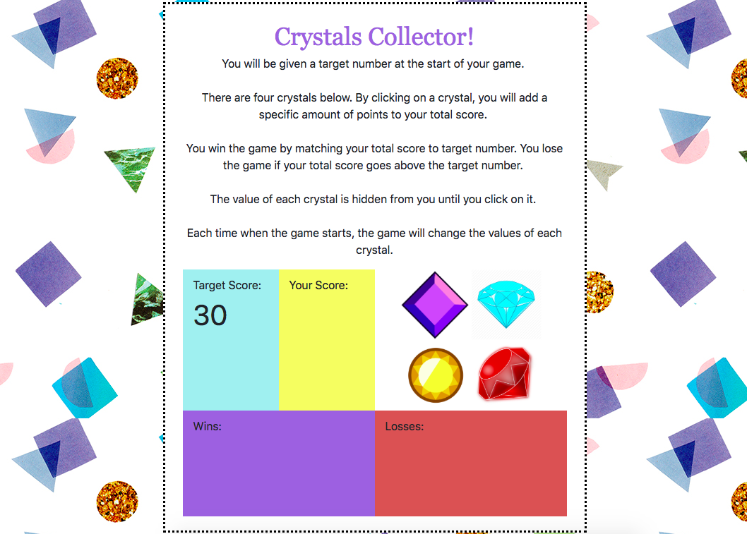 Crystals Collector